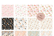 BUNDLE #2 - Watercolor Patterns, an Animal Illustration by Flora+Bear (Thumbnail 6 of 11)