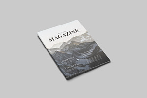 A4 Magazine Brochure Mockup