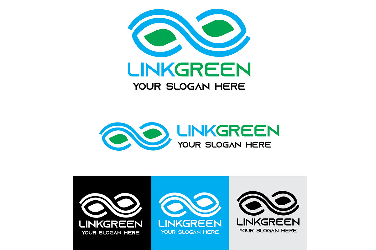 Linkgreen Logo Tempelate, a Branding & Logo Template by ABAZ SHOP ...