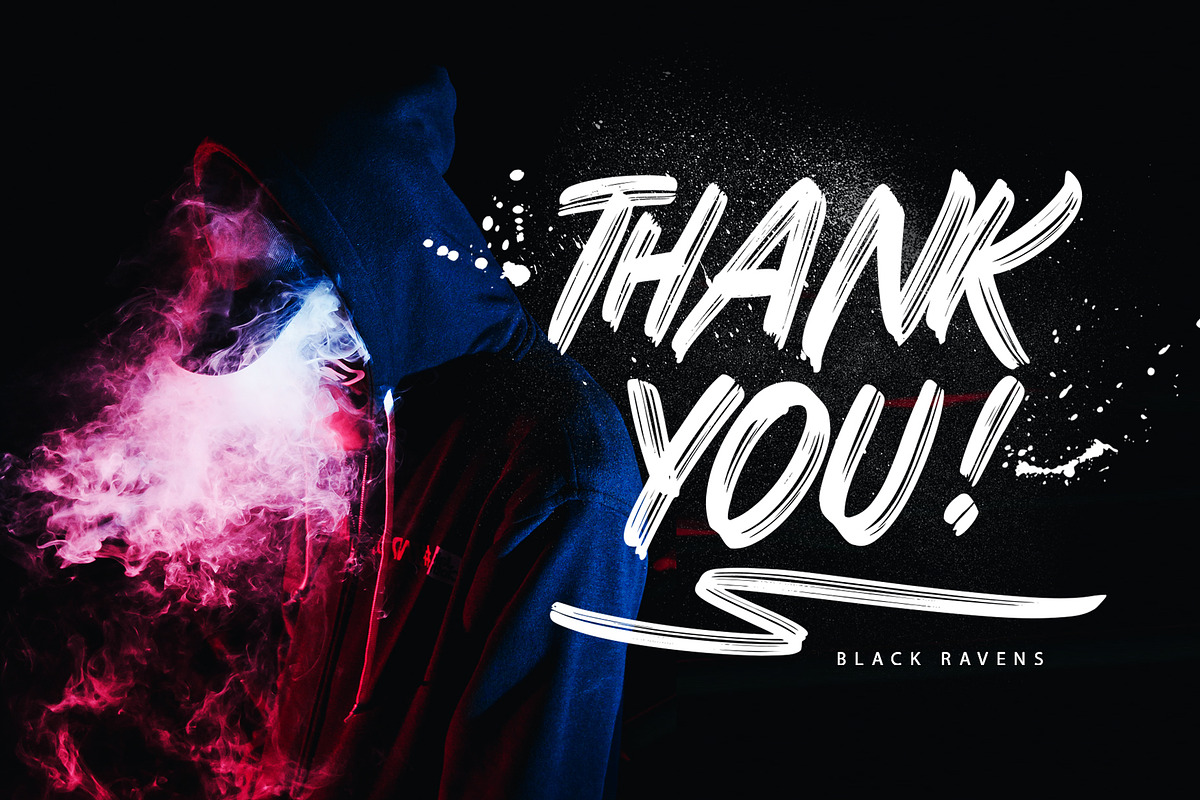 Black Ravens - Dry Brush, a Font by Arterfak Project (Photo 14 of 14)