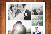 Wedding Templates Photo Collage, a Card Template by DonyDesigns (Thumbnail 1 of 2)