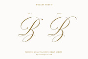 Mozart II - Basic Version, a Script Font by Blessed Print (Thumbnail 9 of 17)