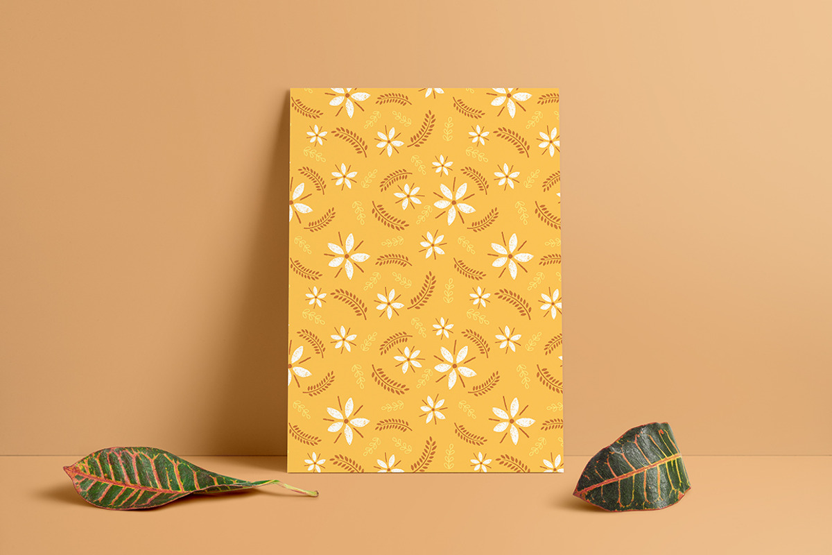 Hand-drawn Floral Pattern Collection, a Pattern Graphic by Rough Edges Supply Co. (Photo 10 of 10)