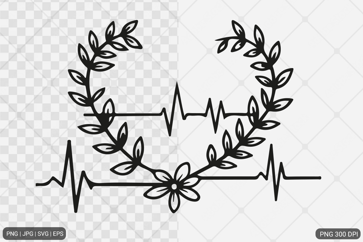 Heartbeat SVG PNG Design Bundle, an Illustration by Actual Pixel (Photo 5 of 12)
