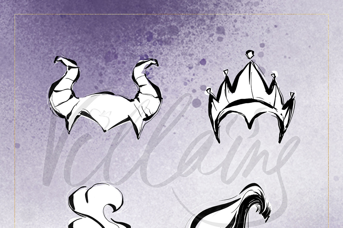 Fairy Tale Villains Doodles Clipart, an Object Graphic by KaramfilaS (Photo 10 of 13)