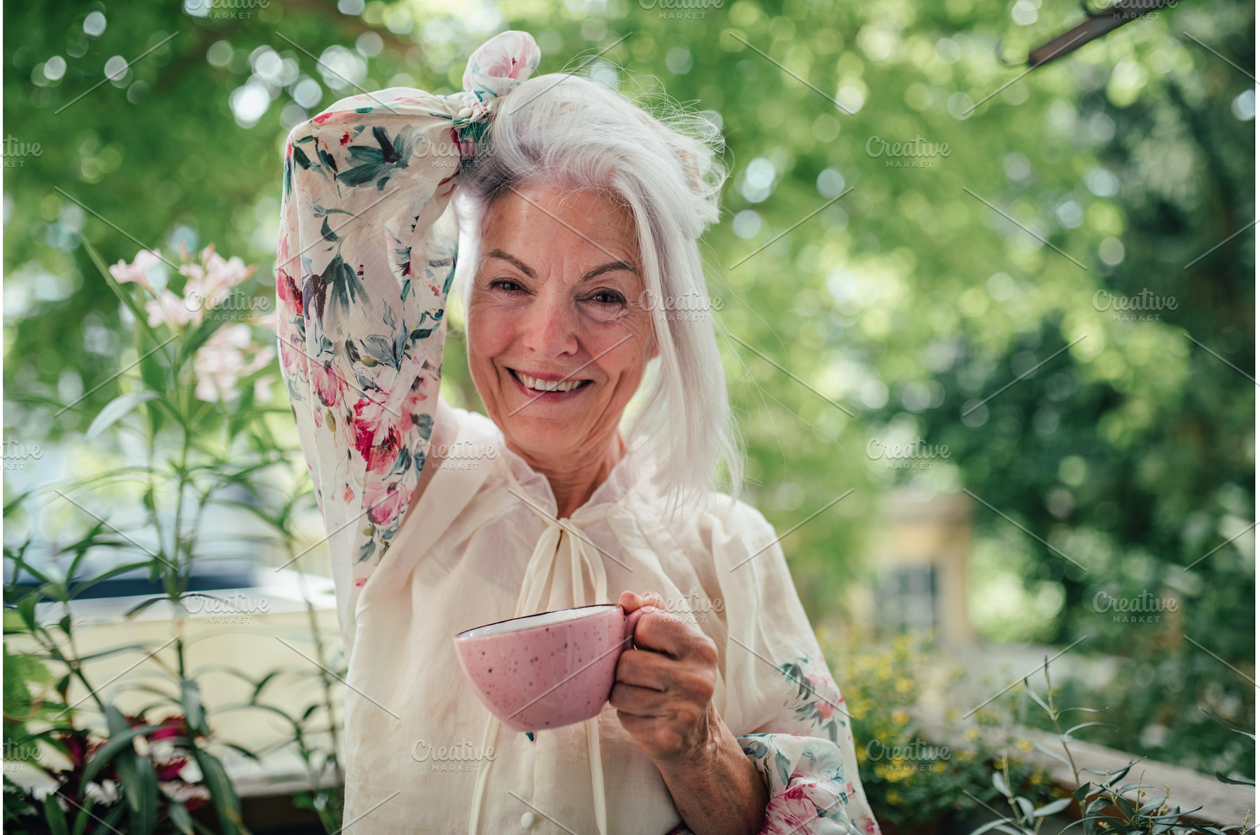 Portrait of beautiful senior woman, a Person Photo by HalfPoint