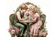 Romance Time Clipart JPG, a Person Illustration by Memories By Lea (Thumbnail 6 of 20)