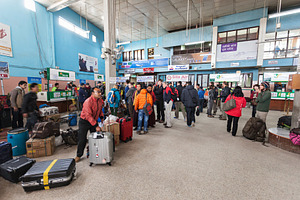 Kathmandu Airport interior, a Photo by saiko3p