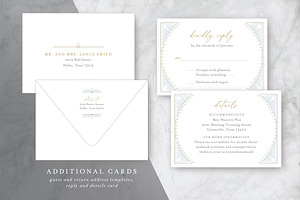 Modern Romance Invitation Suite