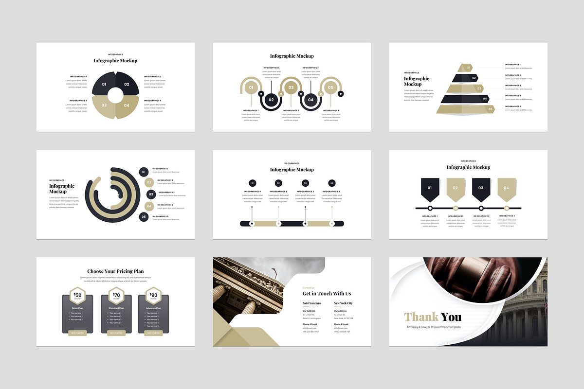 Attorney & Lawyer PowerPoint, a Presentation Template by Graphue (Photo 5 of 5)