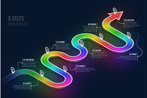 Isometric navigation map infographic, an Illustration by RevelStockart