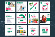 Back To School Post Design, a Social Media Template by MightyDesign (Thumbnail 1 of 6)