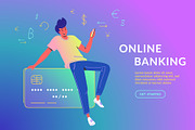 Mobile banking and payments online, a Finance Illustration by Julia Tim (Thumbnail 4 of 5)