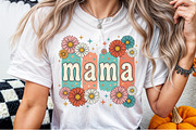 Boho Floral Mama Mother's Day PNG, an Illustration by Sublimation Artist (Thumbnail 5 of 9)