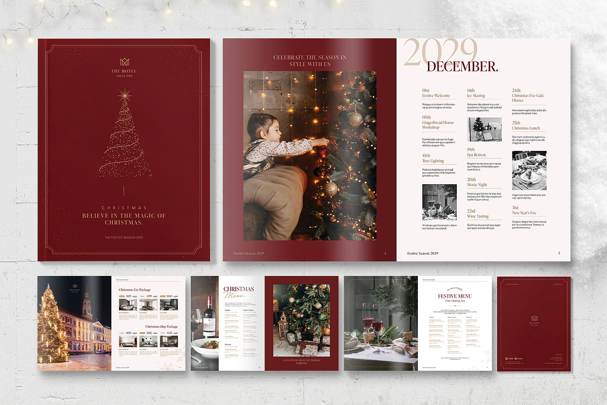 Christmas Brochure Template, a Brochure Template by BrandPacks (Photo 1 of 4)