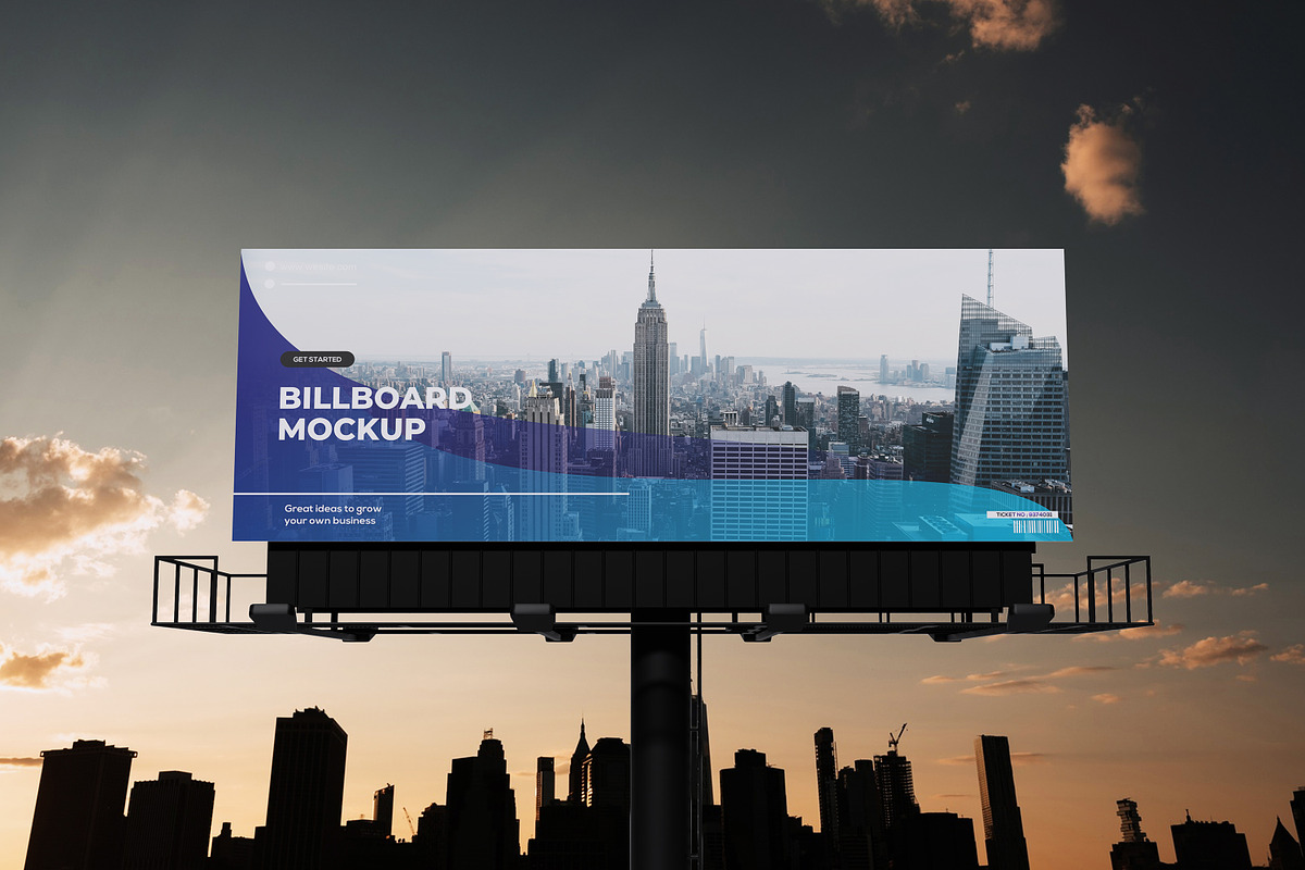 Billboard Mockup, an Advertising Mockup by xavier_studio (Photo 3 of 5)