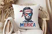 Merica 4th of July Clipart, an Illustration by DreamCafeArt (Thumbnail 6 of 7)