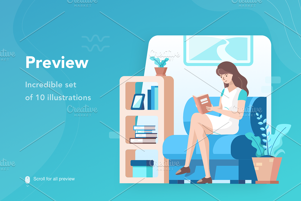 Larissa : Work Illustration Kit, a Templates & Theme by Designspace (Photo 7 of 7)