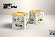 Short Square Lid Cans Mockup, a Product Mockup by INCDesign (Thumbnail 6 of 8)