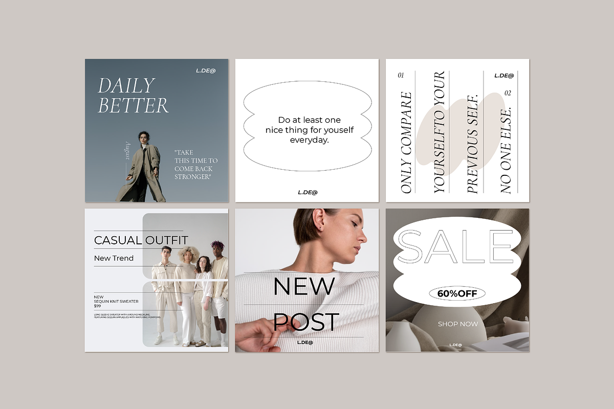 Online Store Engagement Kit CANVA PS, a Social Media Template by Kimo Studio (Photo 4 of 13)