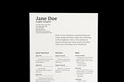 CV/Resume & Cover Letter Template_03, a Resume Template by Akreatipe (Thumbnail 3 of 4)
