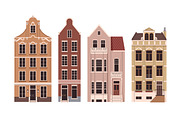 English houses set. UK architecture, an Illustration by Good Studio (Thumbnail 2 of 7)
