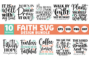 Faith SVG Bundle, an Illustration by Crafticy (Thumbnail 1 of 3)