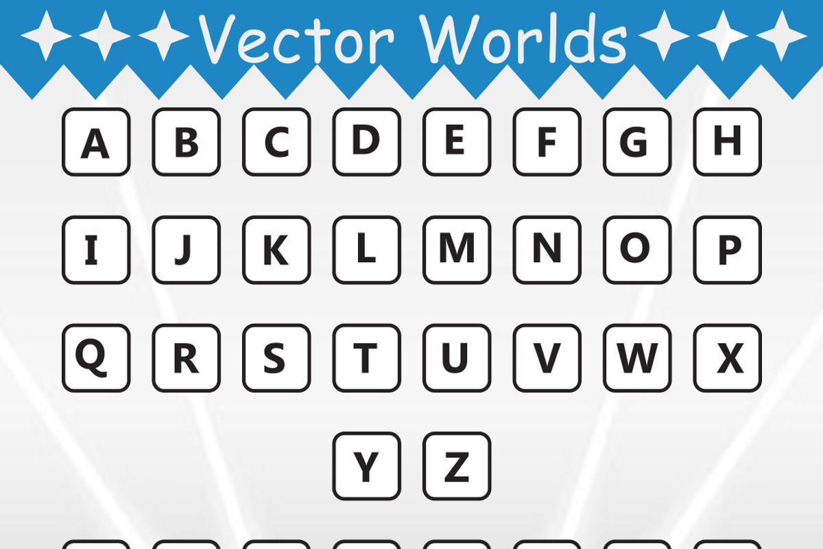 Alphabet Blocks SVG, Alphabet SVG, an Object Graphic by VectorWorlds (Photo 2 of 3)