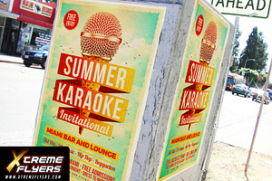 Summer Karaoke Flyer