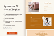 Squarespace 7.1 Template: Boho, a Websites & App Template by Kseniia_Design (Thumbnail 5 of 9)
