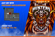 Viking Killers - Mascot Esport Logo, a Branding & Logo Template by FNR Graphics (Thumbnail 2 of 5)