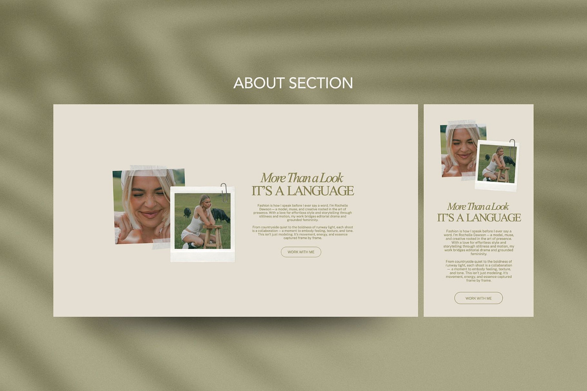 6 Showit Canvas Templates Bundle | Amare creative preview 6