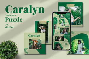 Caralyne Instagram Puzzle Template