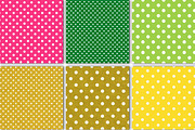 Colorful Seamless Polka Dot Pattern, a Pattern Graphic by Black Bird Studio (Thumbnail 5 of 6)