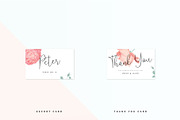 Rose wedding invitation suite, an Invitation Template by Momosama Studio (Thumbnail 5 of 7)