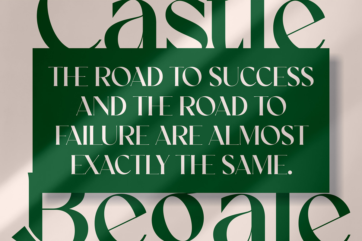 Castle Begale Luxury Serif Font, a Serif Font by Storytype Studio (Photo 2 of 10)
