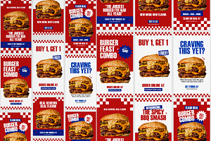 Modern Food Social Media Template, a Social Media Template by GAZINEOGRAPHIC