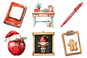 Christmas School Teacher Sublimation, an Illustration by Daily.Designs (Thumbnail 3 of 5)
