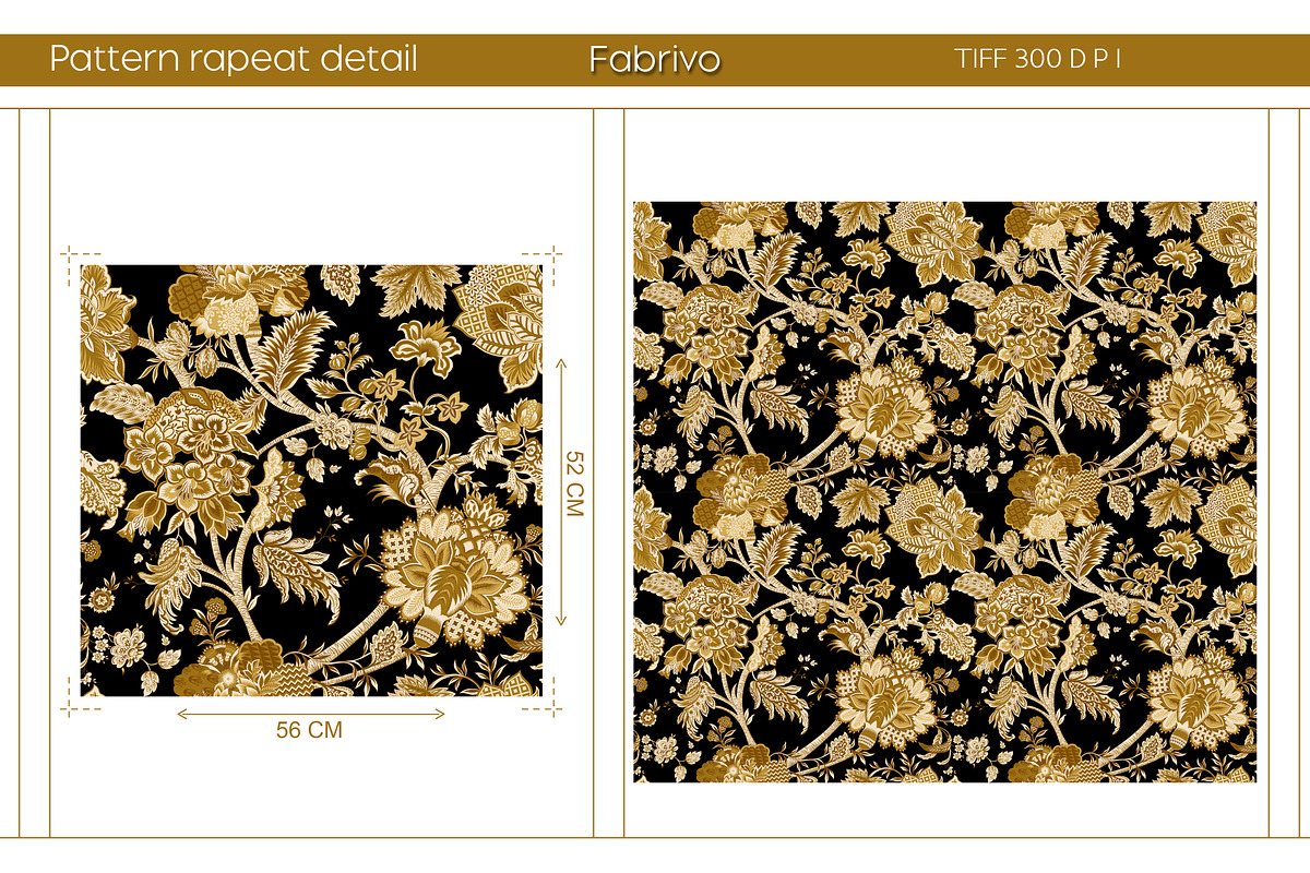 CHINTZ Floral Seamless Pattern, a Pattern Graphic by Fabrivo (Photo 6 of 10)