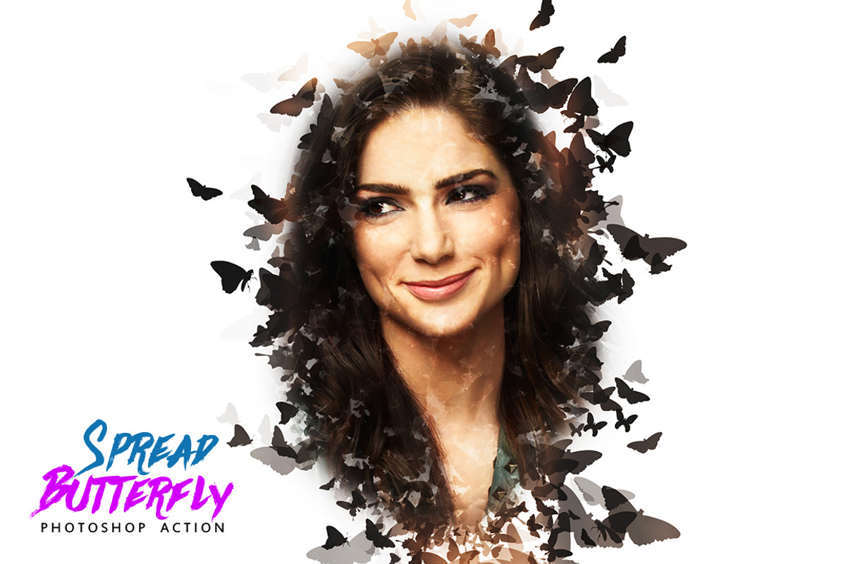 Butterfly Spread Photoshop Action preview 7