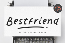 Bestfriend - Friendly Quotable Font