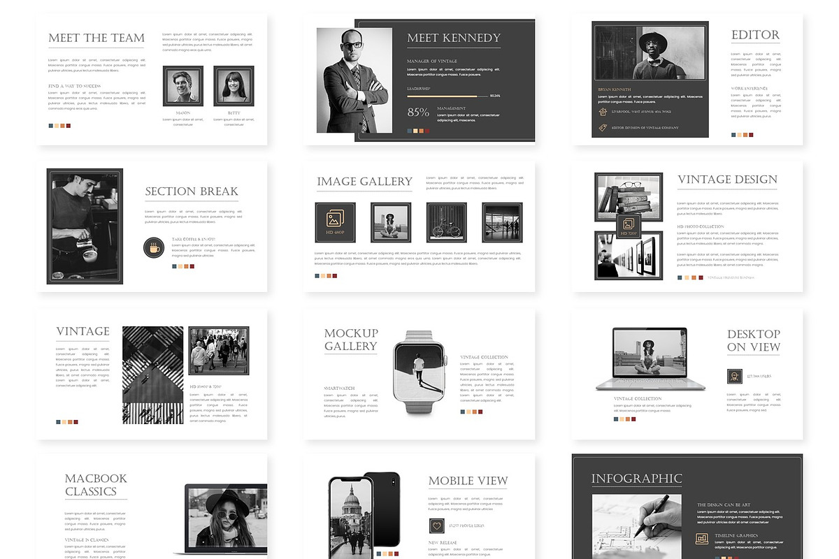 Vintage - Powerpoint Template, a Presentation Template by inspirasign