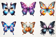 Halloween Butterfly Sublimation, an Illustration by RobertsArt (Thumbnail 5 of 7)