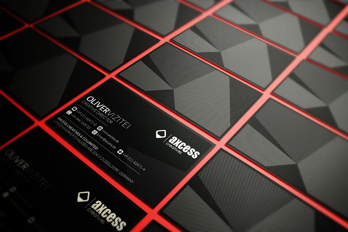 Black Business Card, a Business Card Template by Marvel (Photo 1 of 4)