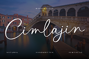 Cimlajin – Handwritten Font, a Handwritten Font by Basnistudio (Thumbnail 1 of 12)