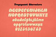Tropiquaint Bubbly Y2K Groovy Font, a Sans Serif Font by Struvictory.art (Thumbnail 5 of 9)