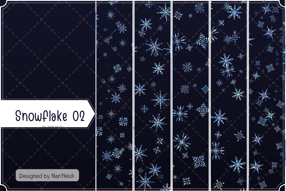 28 Snowflake 02 NHD, a Brush Add-On by Nan'Heidi (Photo 3 of 4)