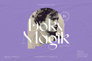 Doky Classic Modern Typeface