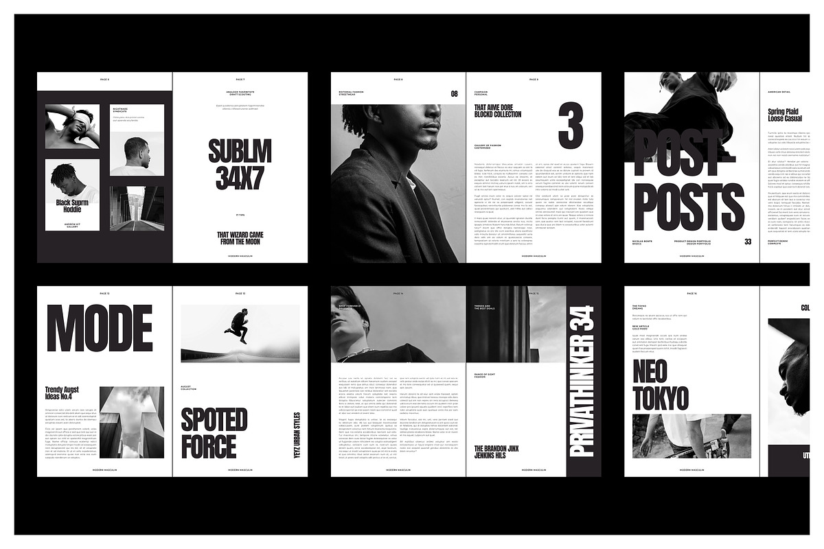 SPECTRE Editorial Lookbook, a Magazine Template by Arif Tri Ananta (Photo 3 of 14)