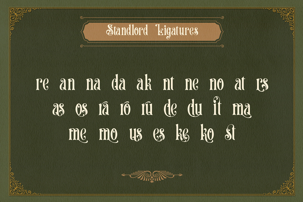 Standlord, a Serif Font by Burntilldead (Photo 9 of 10)